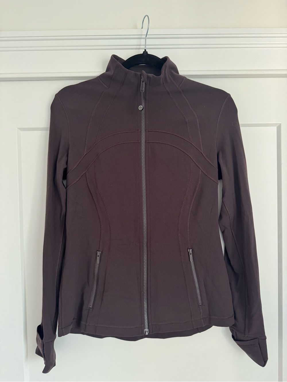 lululemon athletica Chocolate Brown Zip-Up Utility Jacket